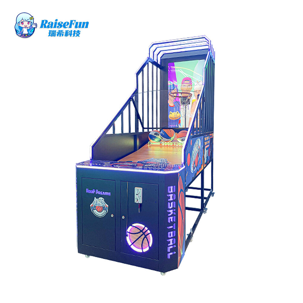 Electronic Screen Lighting Basketball Shooting Game Machine 