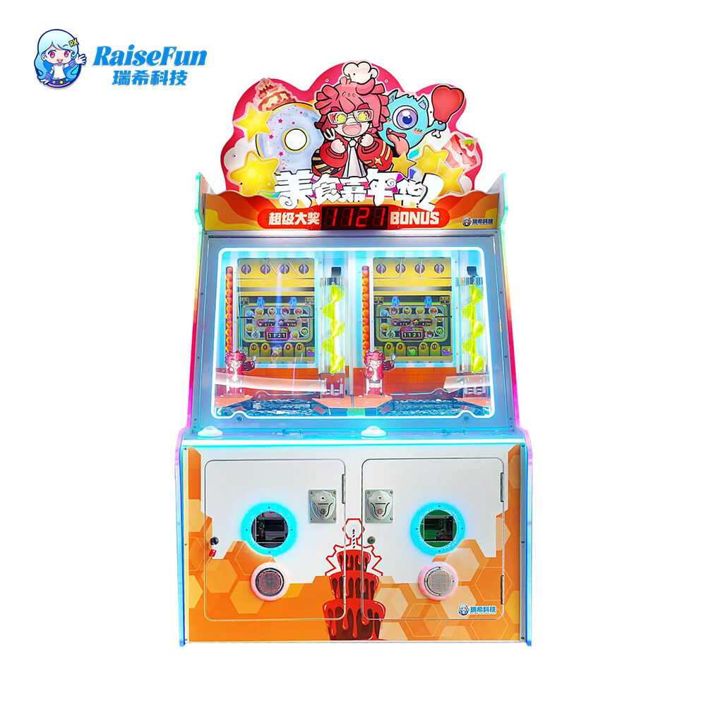 అధిక ఆదాయం ఇచ్చే నాణేలు నెట్టే రిడెంప్షన్ టికెట్ లాటరీ మెషీన్