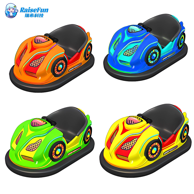 Colorful Gradient Speed Bumper Car Dynamic Design Fun Collision Ride