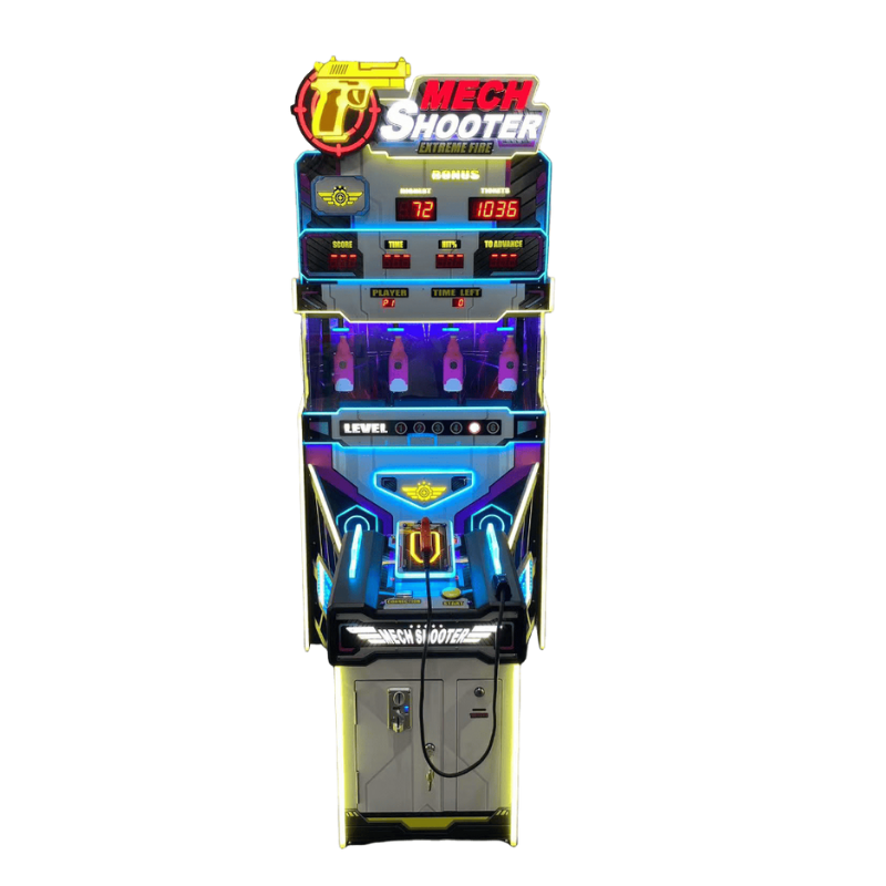 Digital Screen Target Shooter Arcade Game Machine Metal Screen Gun Shooting Game