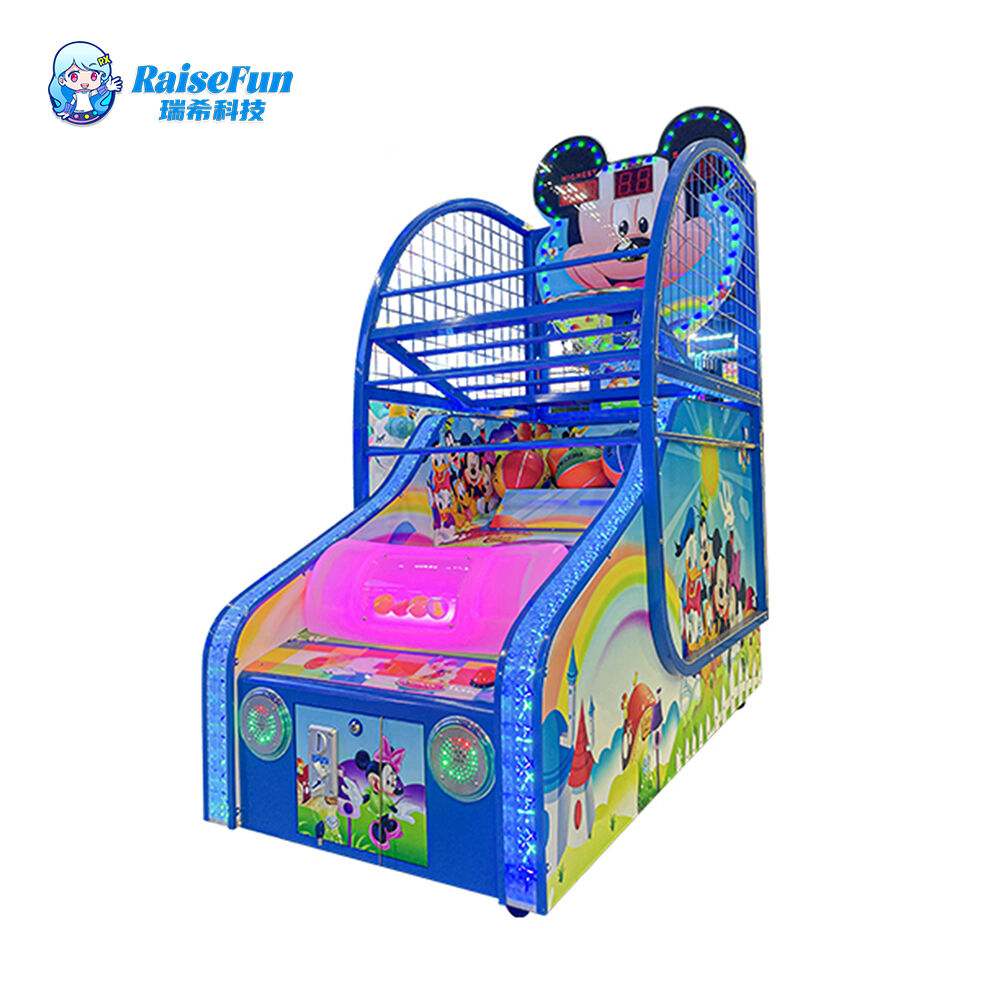 Children Electric Cute Basketball Shooting Game Machine