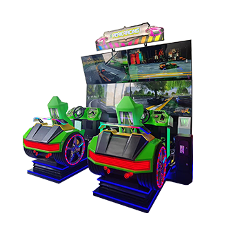 4 Led Screen Coin Operated Arcade Simulator Racing Car Machine