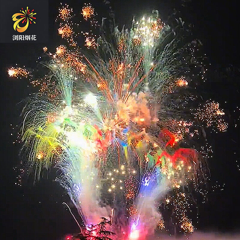 Hunan Fireworks Manufacturing, kitajsko tovarno za požigalne predmete, strokovna požigalna torta pirotehnika 1,3 g in 1,4 g za uporabo na prostem (208 streljajev cvetočih let)
