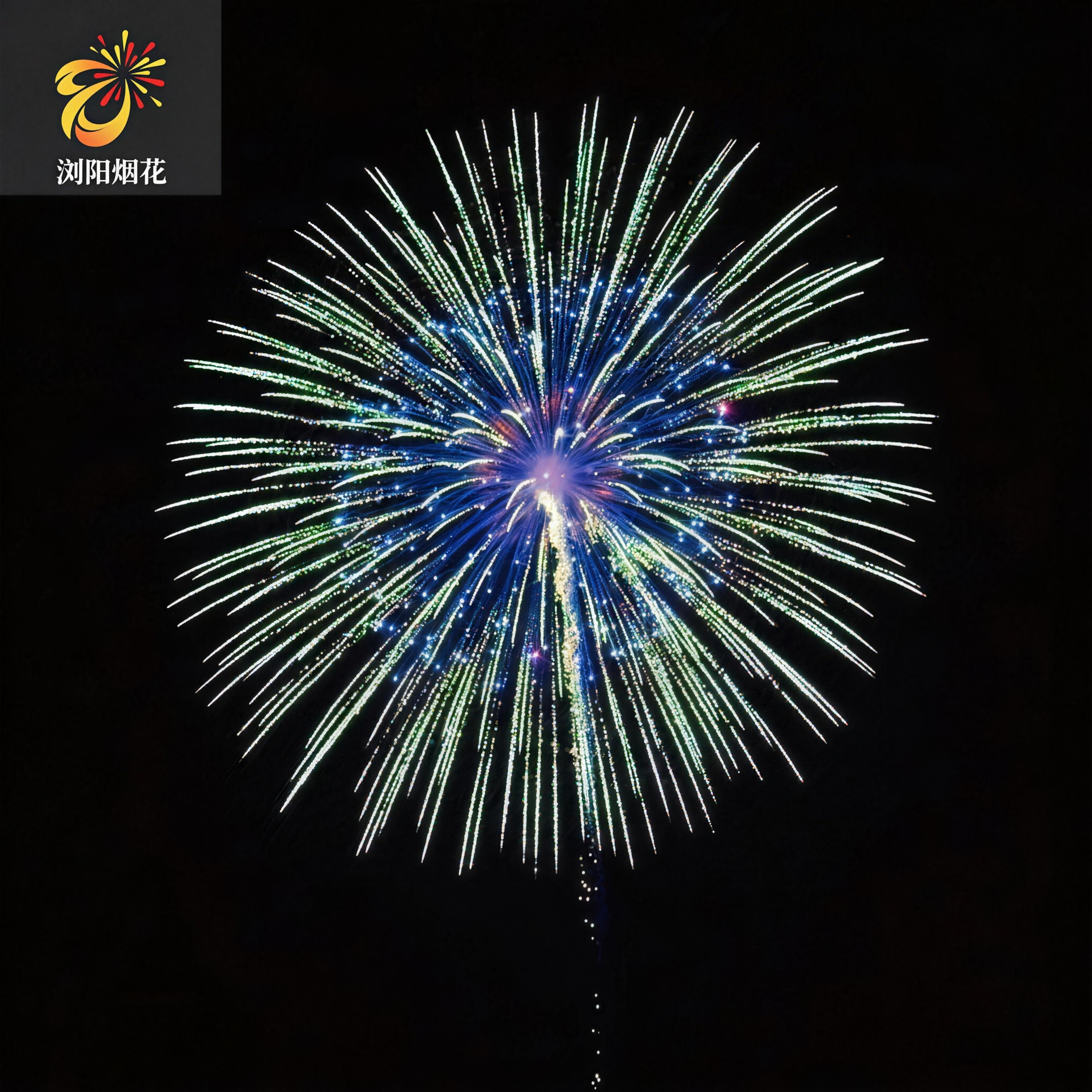 Chinese Hunan Factory Wholesale Cake Fireworks Professional Fireworks Cake Pyrotechnics 1.3g and1.4g Outdoor Fireworks （8-inch Brocade Crown Waterfall）