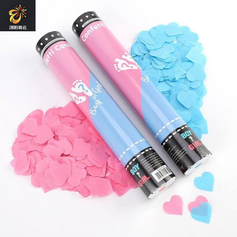 Biodegradable confetti cannon