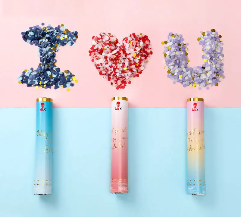 Eco-Friendly Green Confetti Cannon | Biodegradable & Vibrant Celebration​