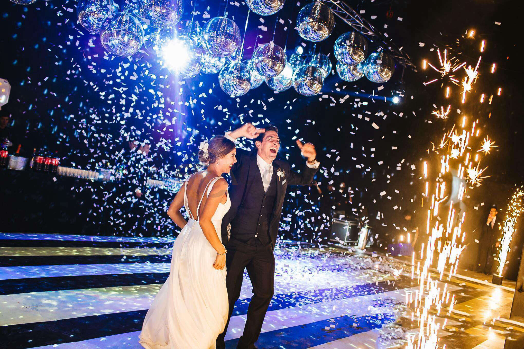 Cold spark machine for stage wedding