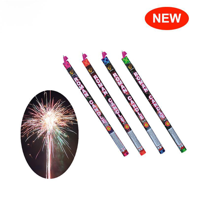 SP2106 1 Inch 6 Shots Fireworks Roman Candle Factory