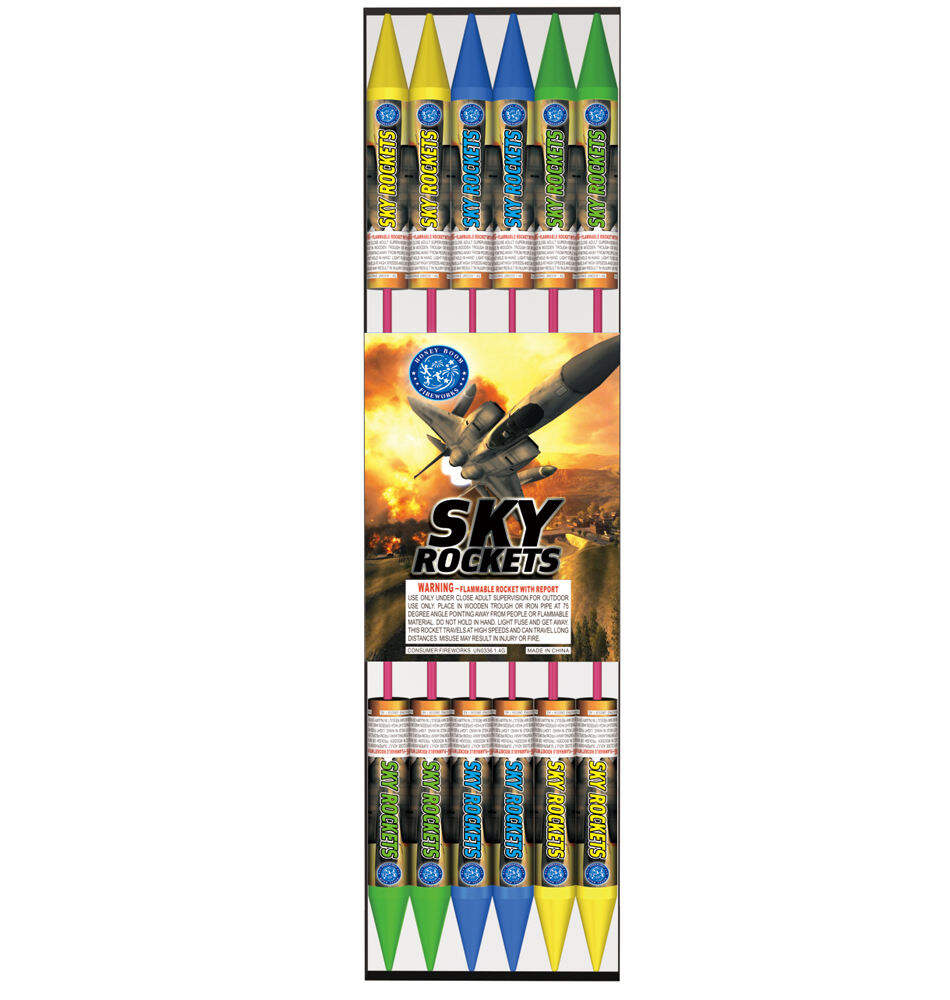 Unmatched Quality and Innovation in 3 Stage Nuclear Whistle Rocket Fireworks 