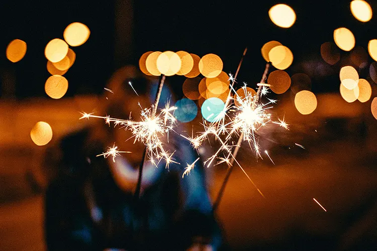 New Year Sparklers for Celebration | Long-Lasting & Safe (Bulk Packs)​