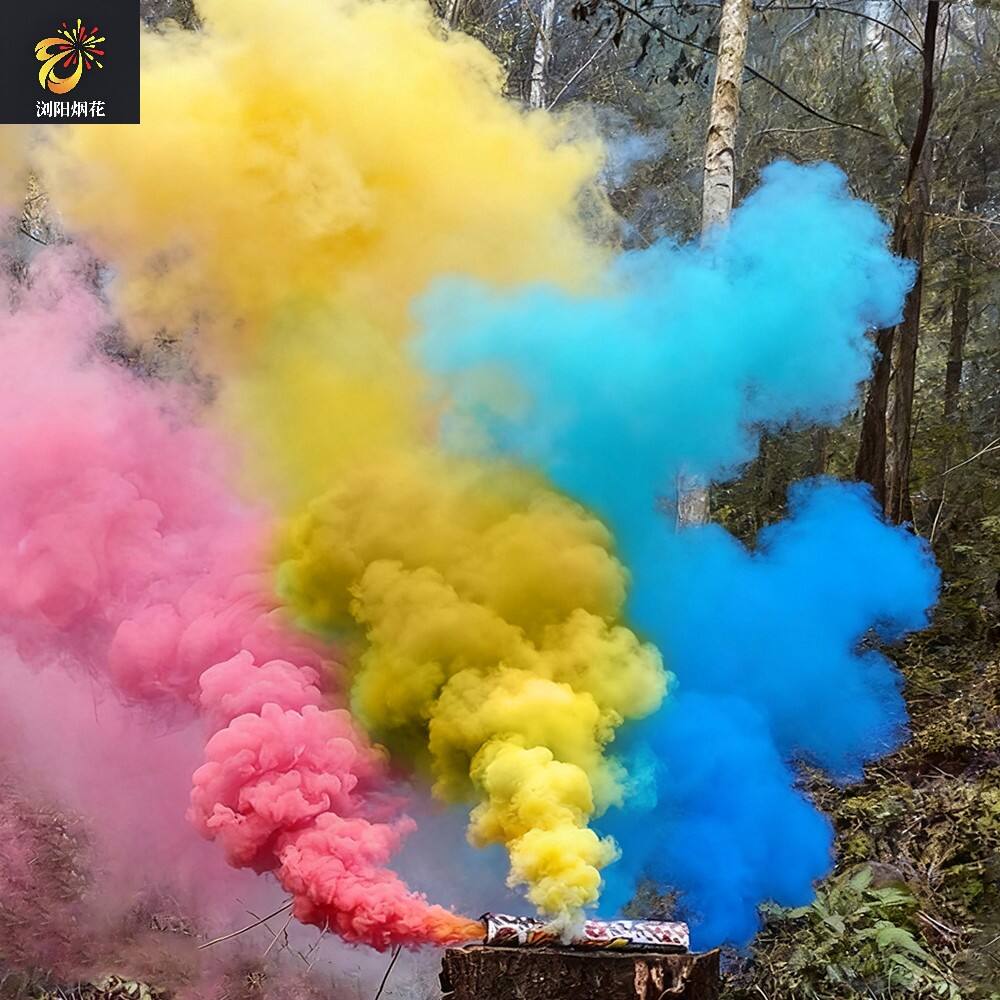 Tri-Color Smoke Signal Flare | CE-Certified Daytime Wedding & Photo ...
