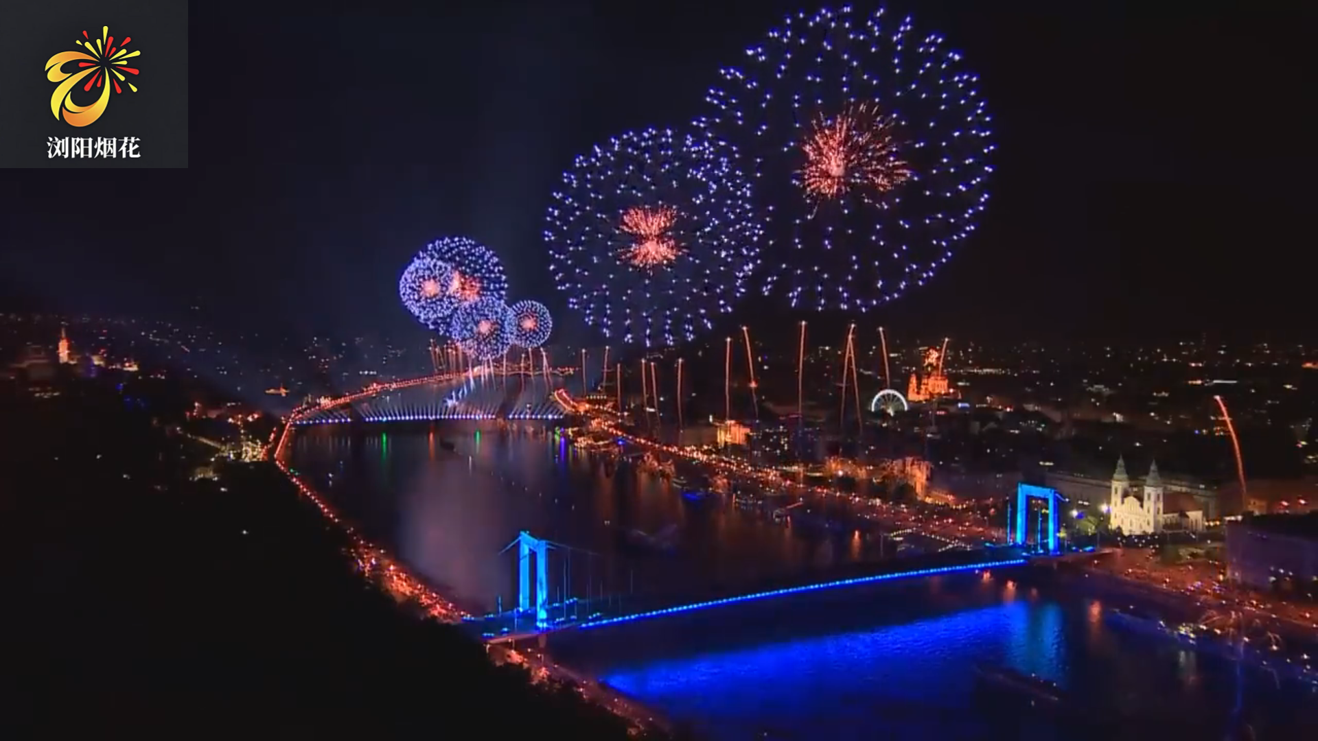 Our Fireworks Light Up the Danube Sky for Budapest's National Day Celebration