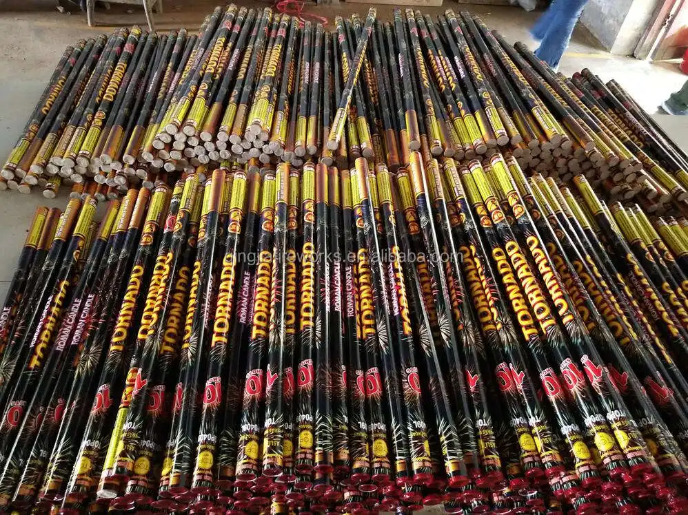 Større romerske lys til salgs | Kjempe store multi-skytende salver (X-Shot)