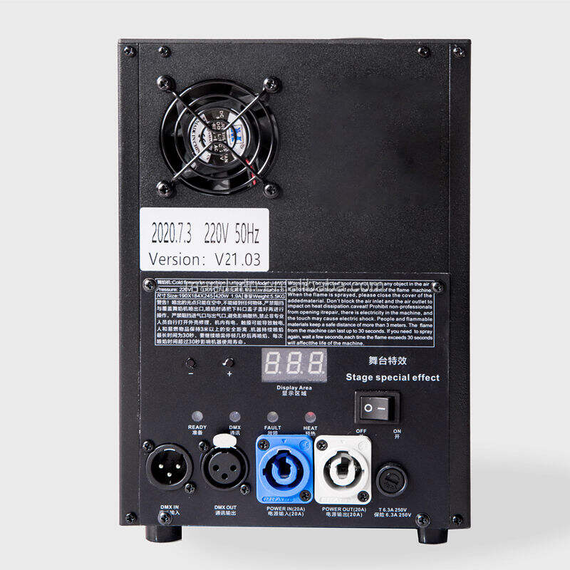 Cold spark machine for stage wedding