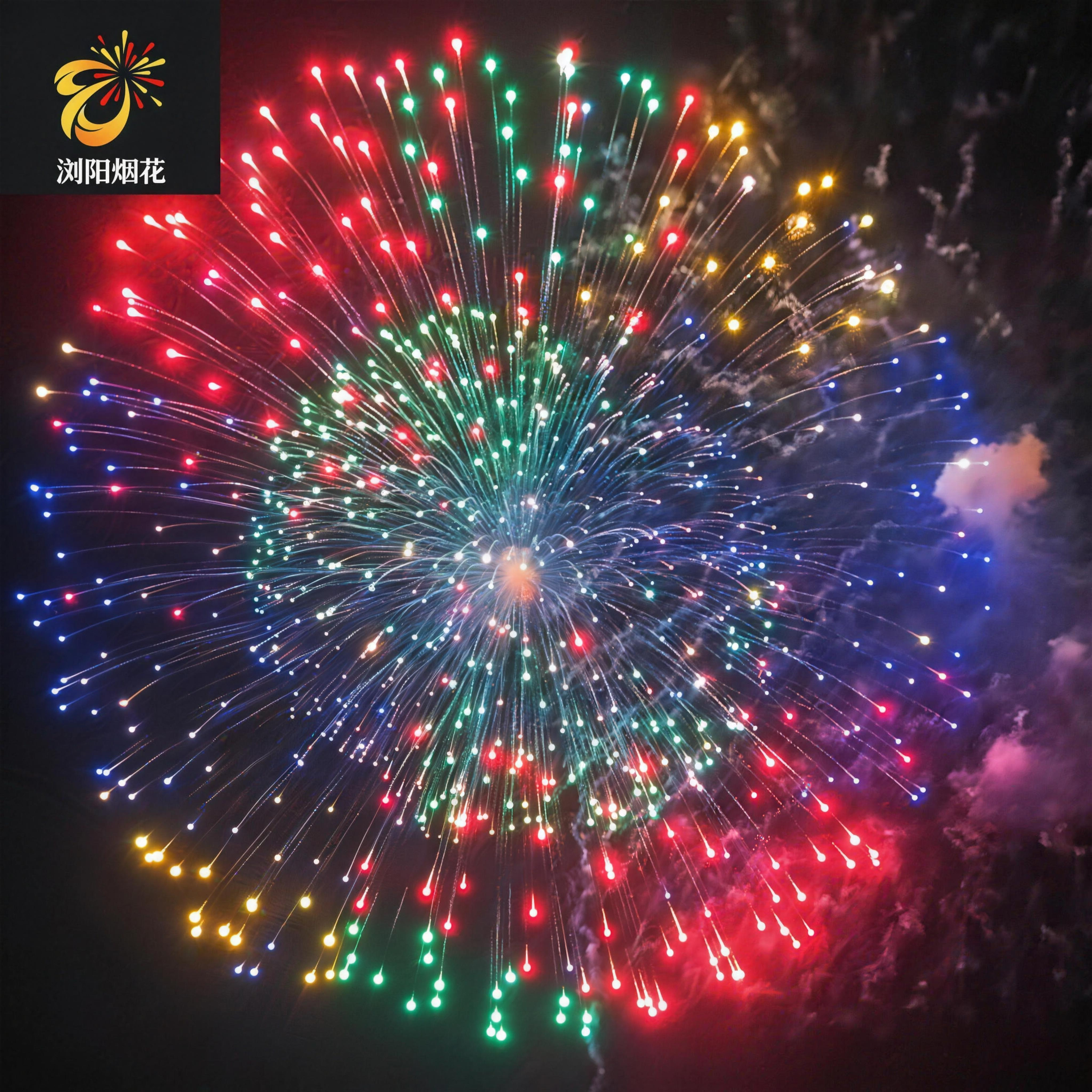 Chinese Hunan Factory Wholesales Fireworks Pyrotechnics! Fireworks New Fireworks in Amazing Effect Shots Consumer (Galaxy - Heart Adornment)