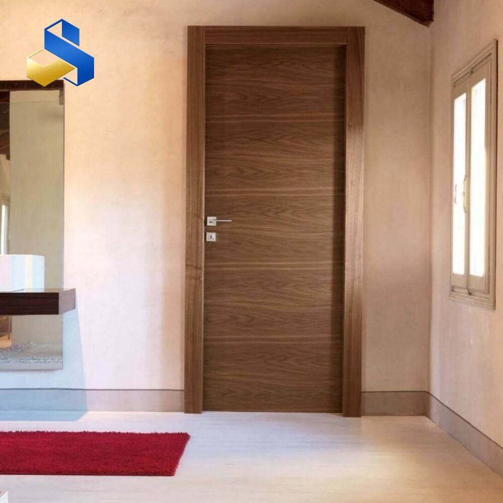 Customizable prefabricated wooden container house doors