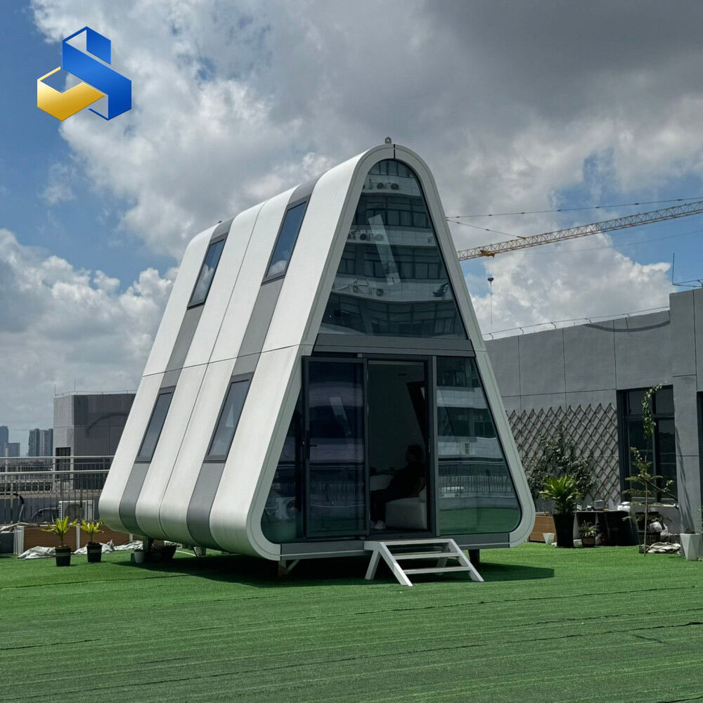 Triangular Space Capsule Container Cabins