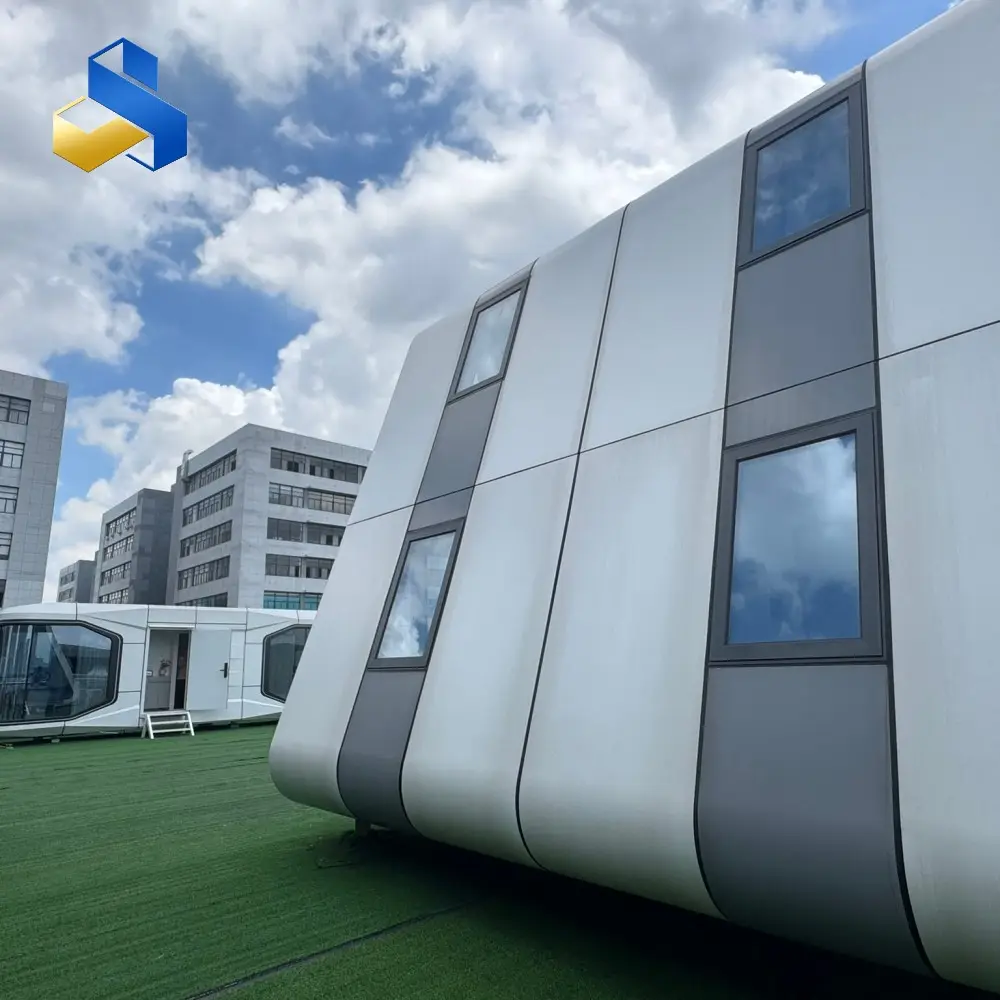 Containerhus Space Capsule – Futuristisk, kompakt og modulært boende