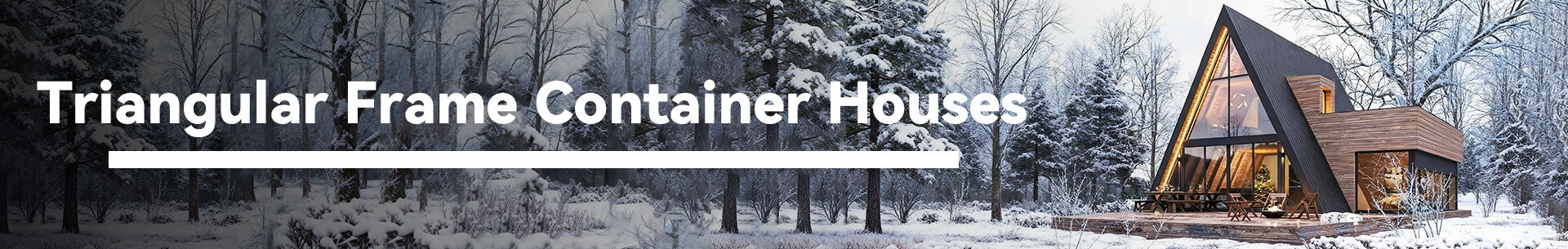 Triangular Frame Container Houses