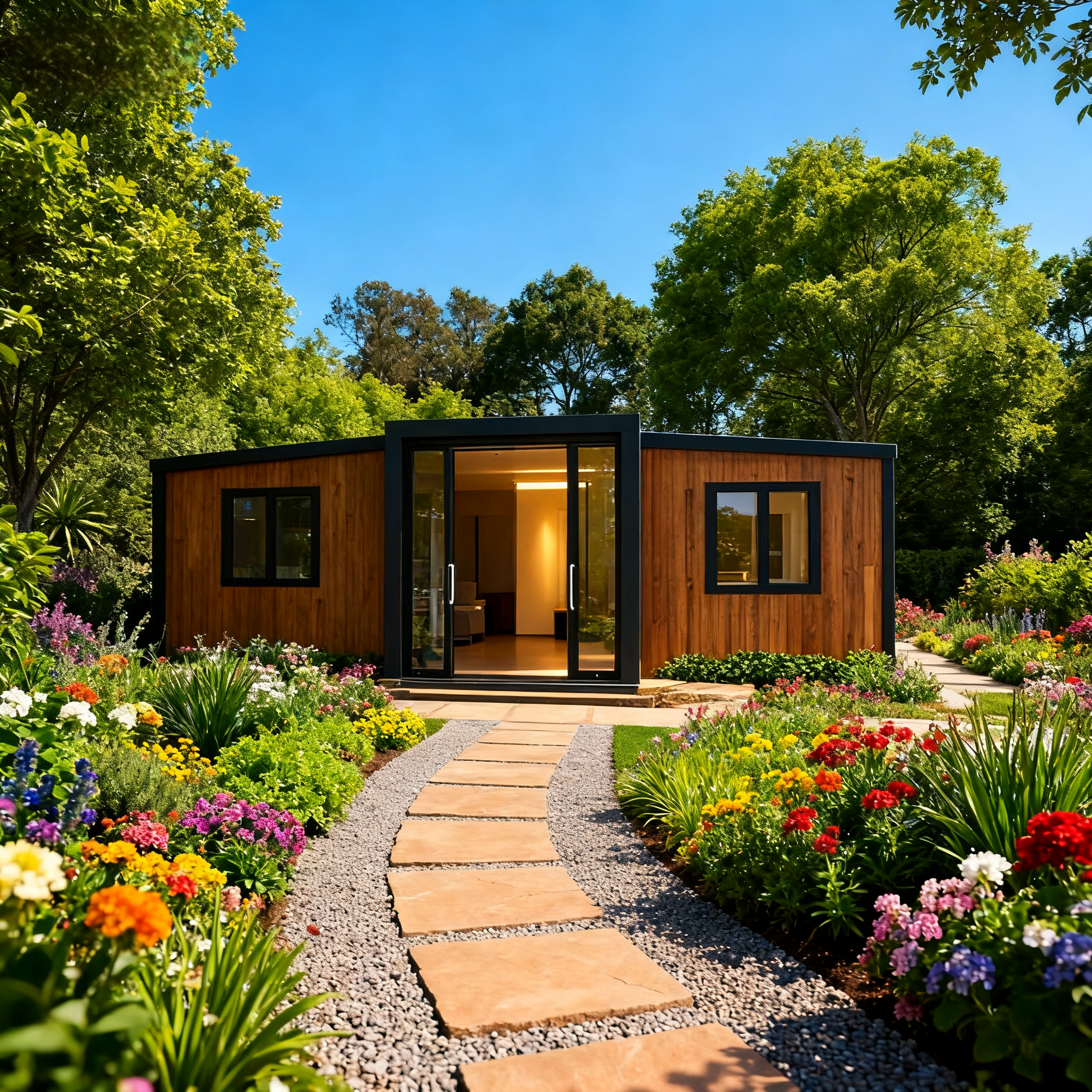 Container Foldable Houses – Revolutionära vikbara fraktscontainerhus som expanderar och viks ihop