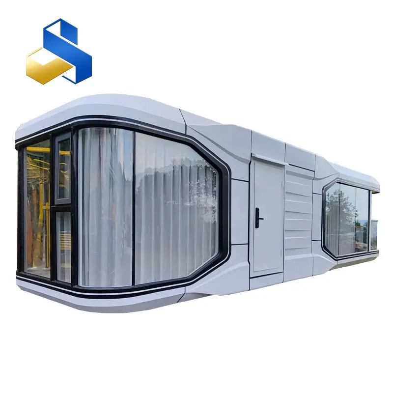 Mobil Containerhus Space Capsule | Bærbare Modulhjem til Nomader og Urban Livsstil