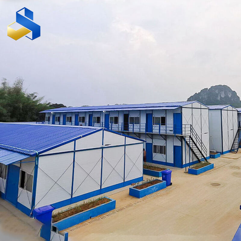 Mining camp worker living container house