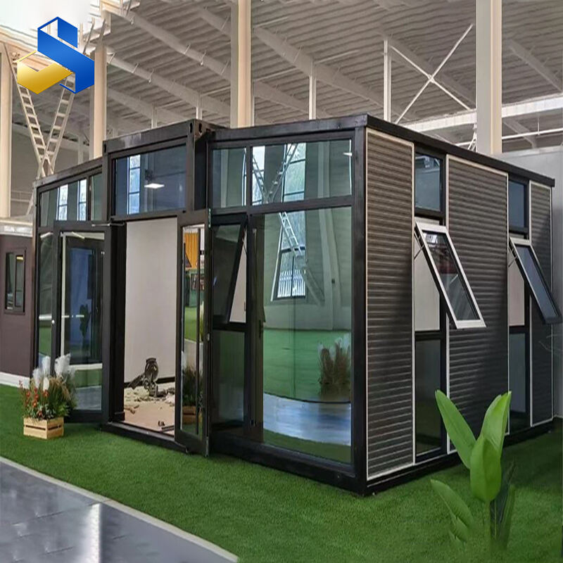 Prefabricated modular steel structure houses