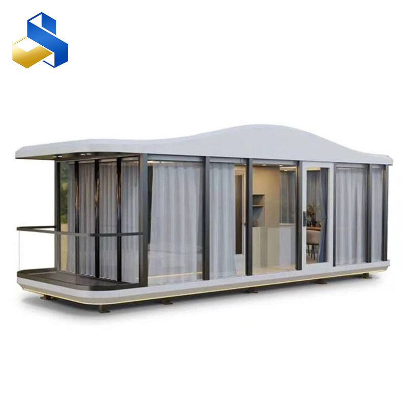 Egg-Shaped Capsule Container House