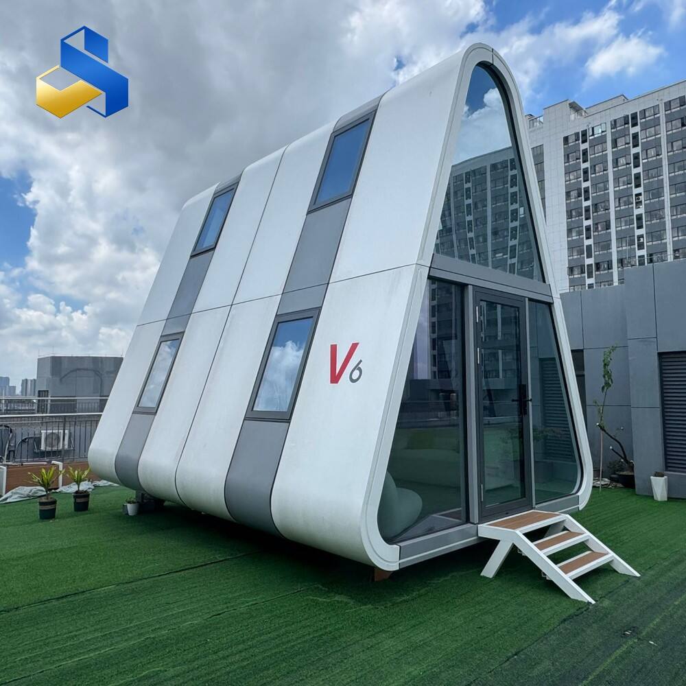 Triangular Space Capsule Container Cabins