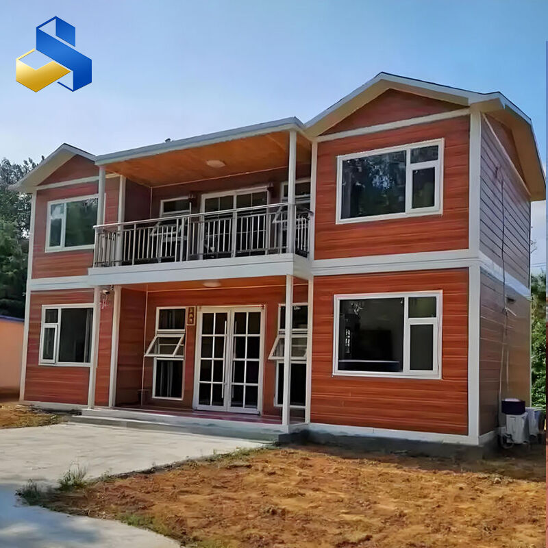 light steel prefabricated villa container house