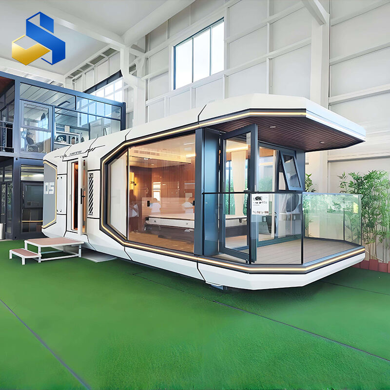 Prefabricated modular space capsule bed hotel cabins