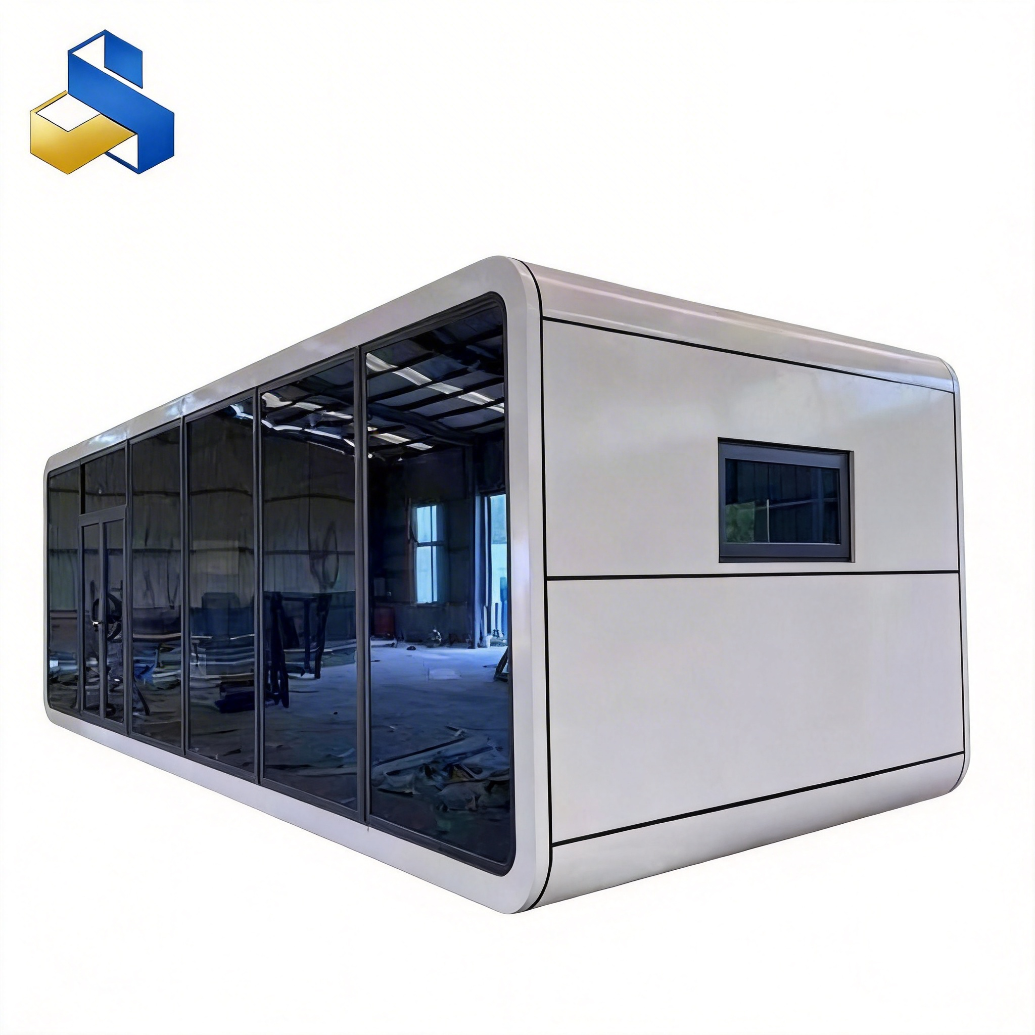 Modular Prefabricated Container House Prefab Packing Apple Cabin Tiny Homes