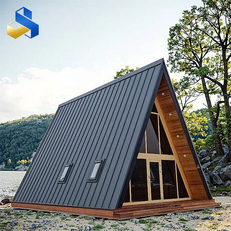New steel structure eco-friendly prefabricated triangular container house