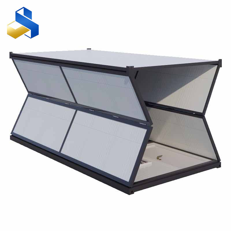 Folding-type folding container houses