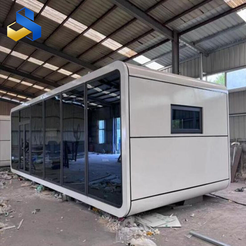 Modular Prefabricated Container House Prefab Packing Apple Cabin Tiny Homes