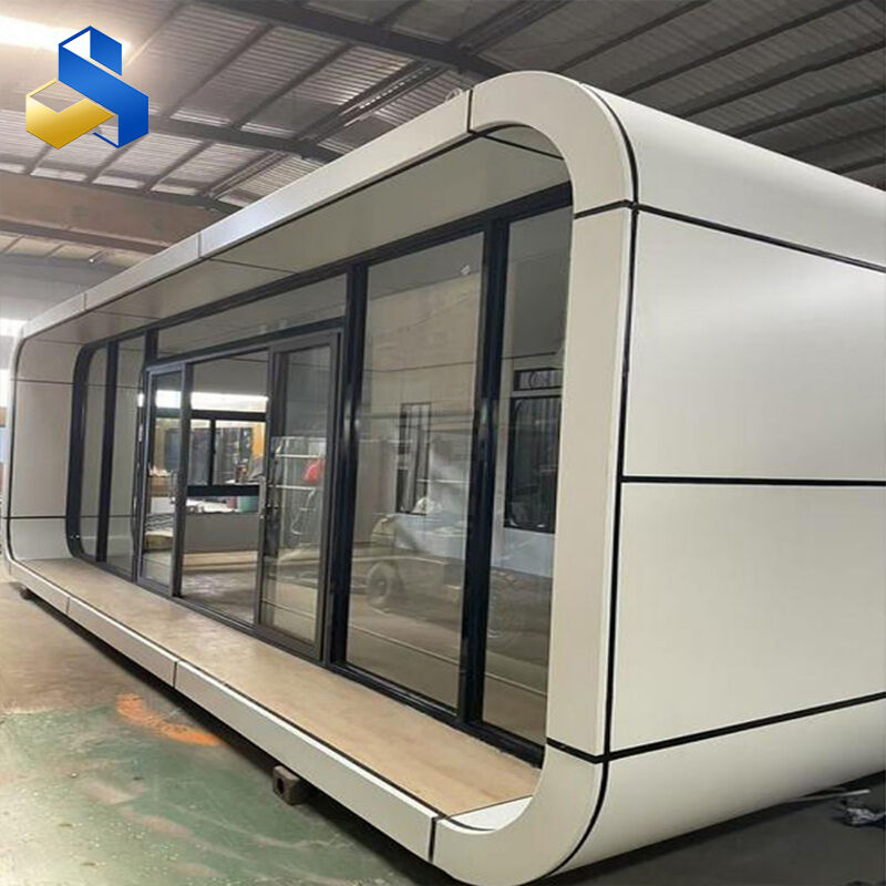 Prefabricated Buildings House Modular Luxury Villa 20ft Shipping Container Prefab Expandable Apple Cabin Tiny Homes for Hotel