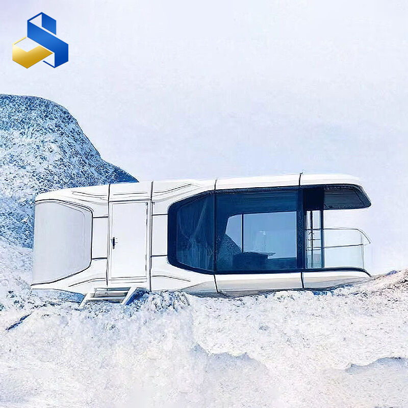 Custom Space Capsule Container Villas | Steel Structure Solution for ...