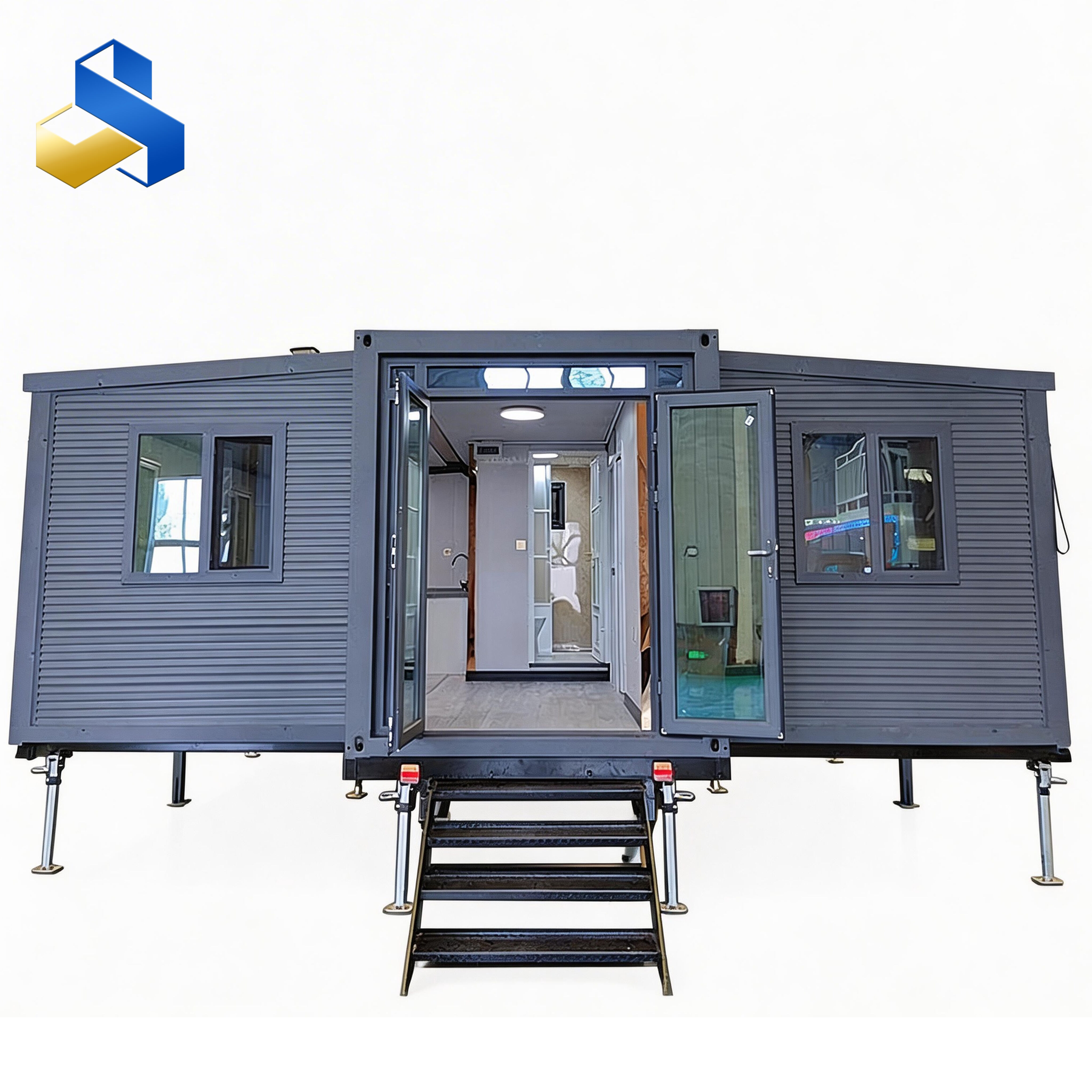 Prefabricated foldable container prefabricated hotel houses