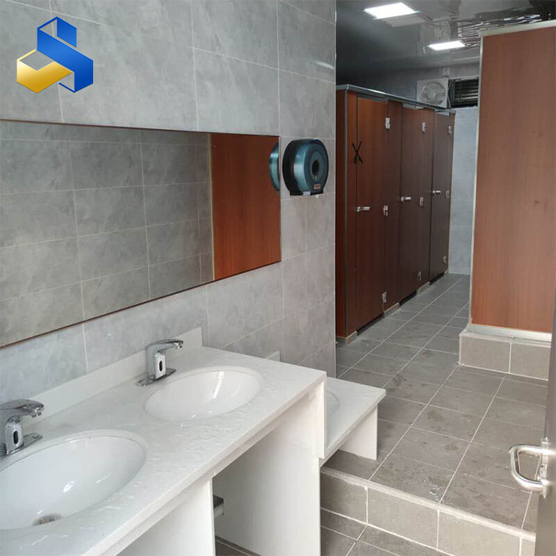 Outdoor large mobile prefabricated portable toilet