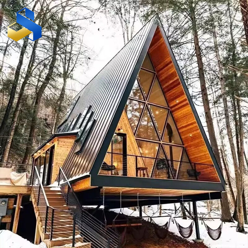 Prefabricated Triangular Container House for B&B Resorts
