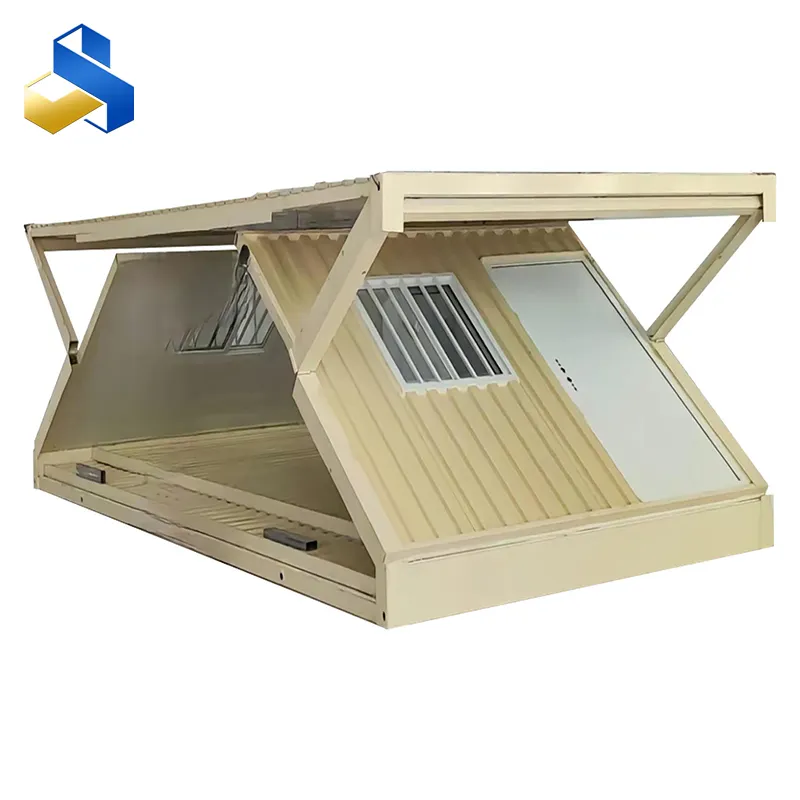 Foldbar Containerhus | Kompakt foldbart hjem til off-grid og nødbrug