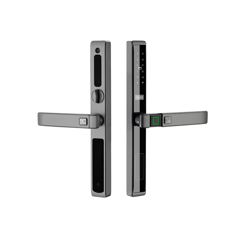 J02 Sliding Cover Semi-automatic IP66 Waterproof Thermal Break Aluminum Smart Lock