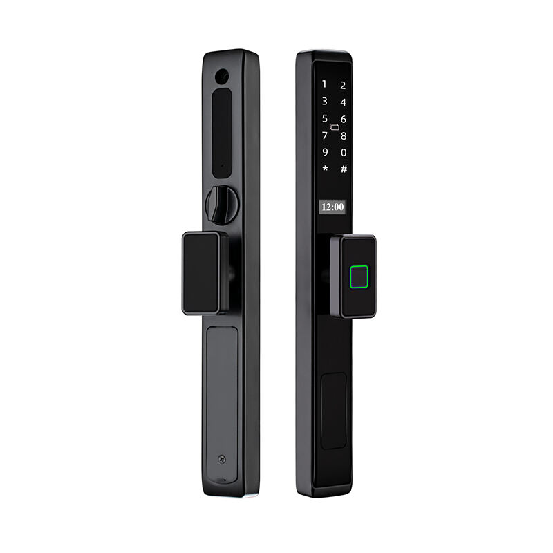 J02 Sliding Cover Semi-automatic IP66 Waterproof Thermal Break Aluminum Smart Lock