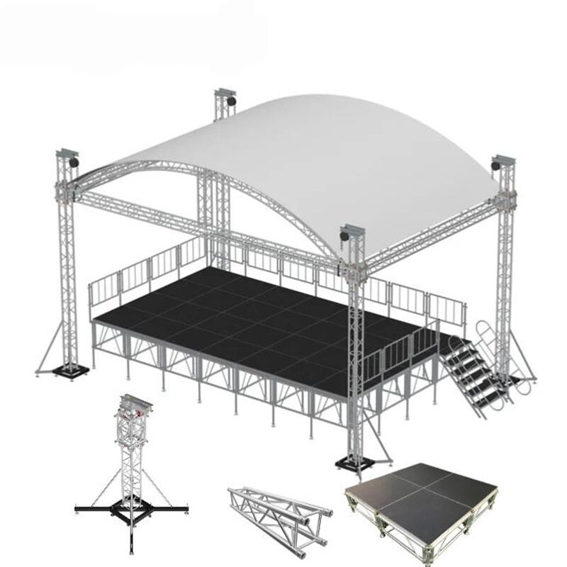 Lightweight and anti-corrosion aluminum truss decoration event display, wedding lighting truss display, hot selling