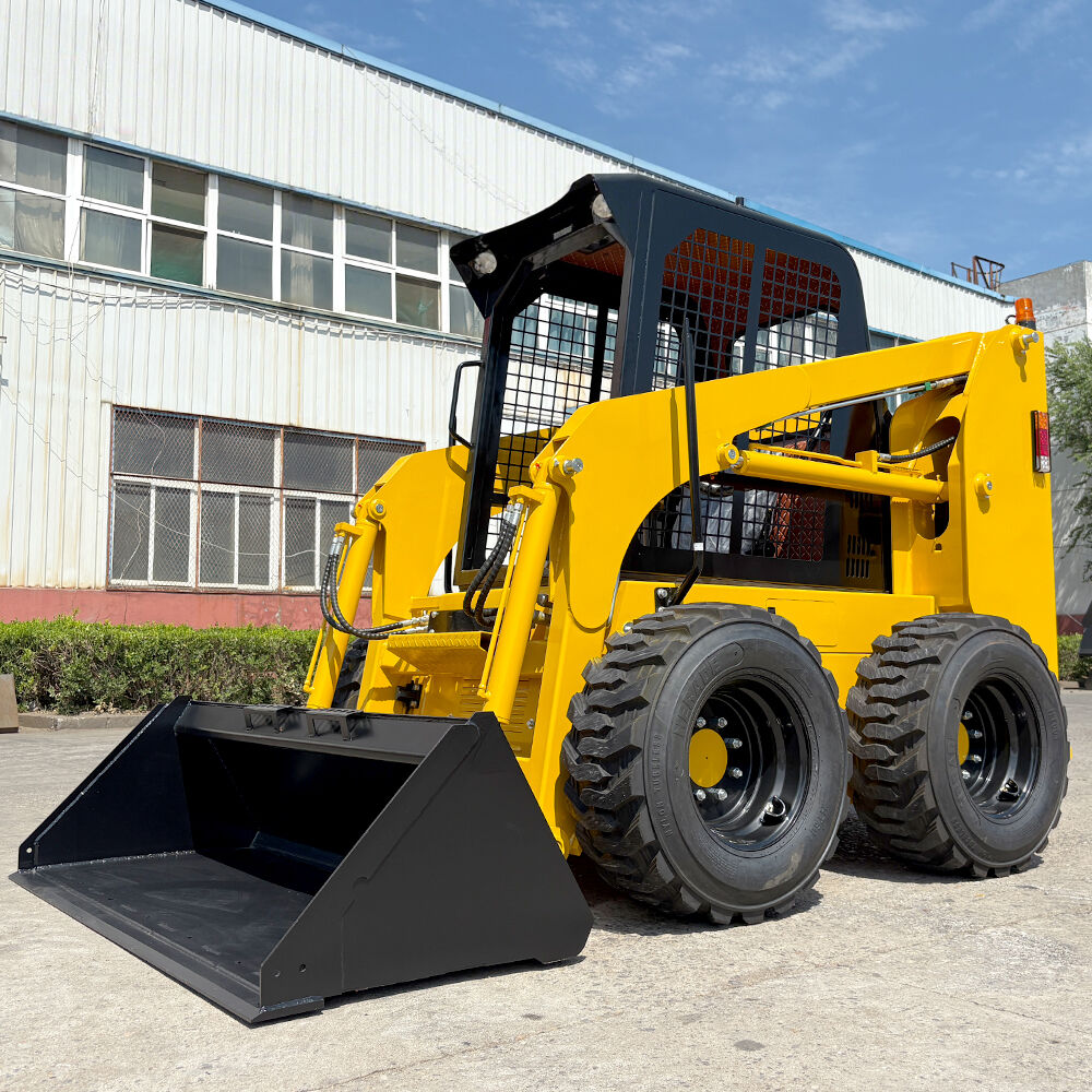 Loader Depan Tipe Skid Steer Kokoh yang Dibangun untuk Pekerjaan Berat