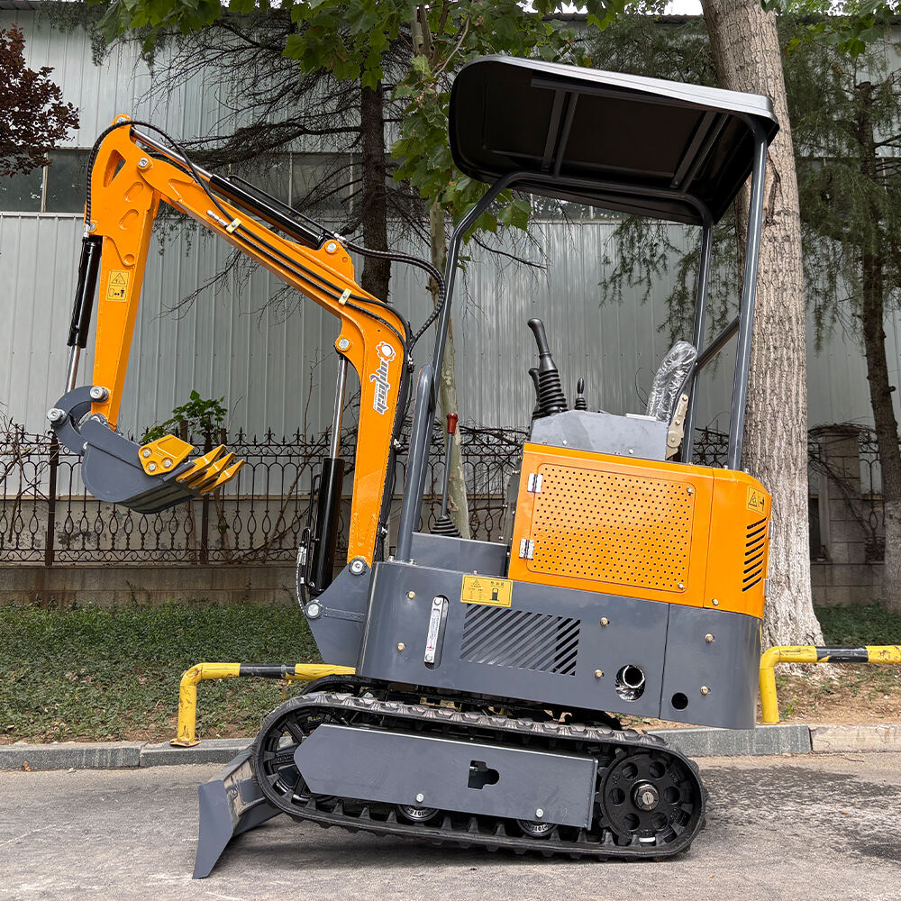 Široká škála příslušenství umožňuje přizpůsobit malou mechanickou bagrovací mašinu konkrétním požadavkům práce