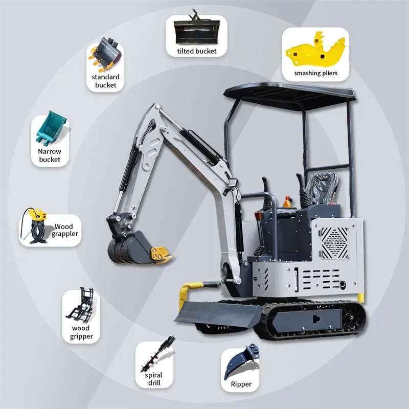 Mini Digger Attachments: Grapples, Buckets, and Beyond for Versatile Projects​