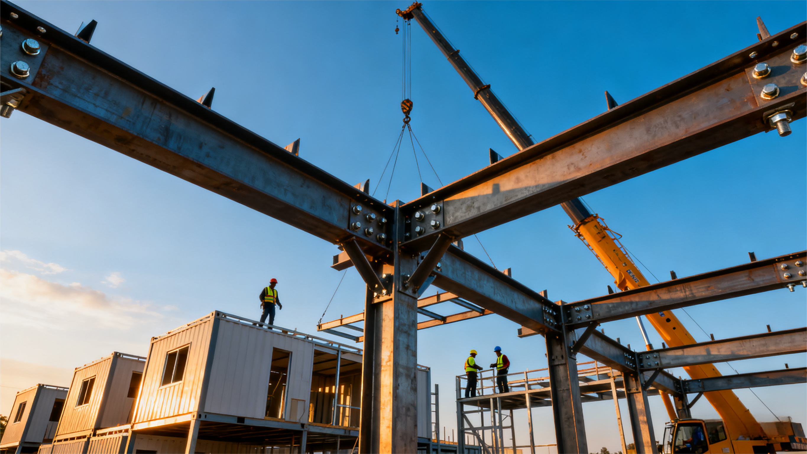 Steel structure prefabricated houses