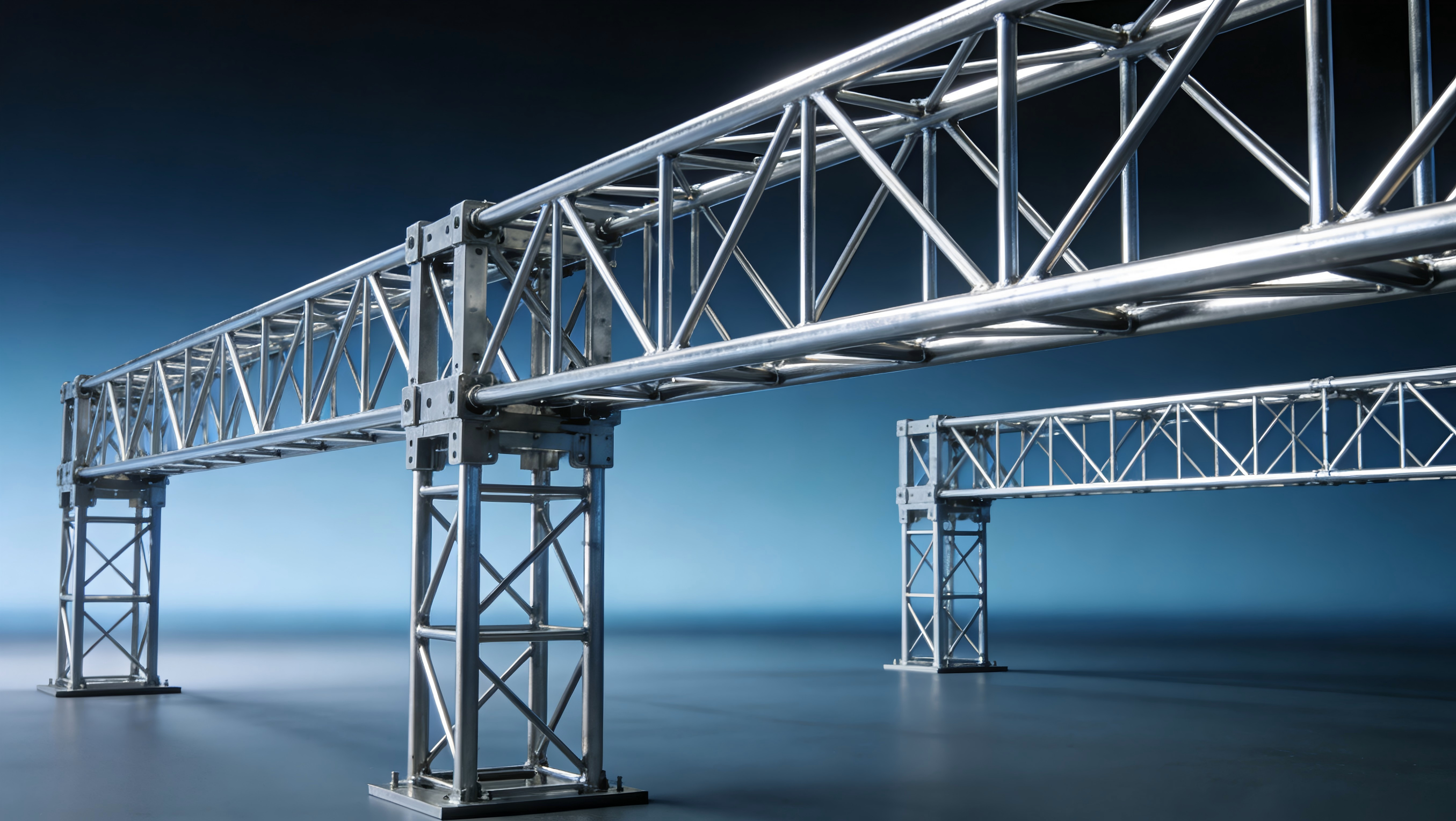 Modular Steel Truss System for Long-Span Structures