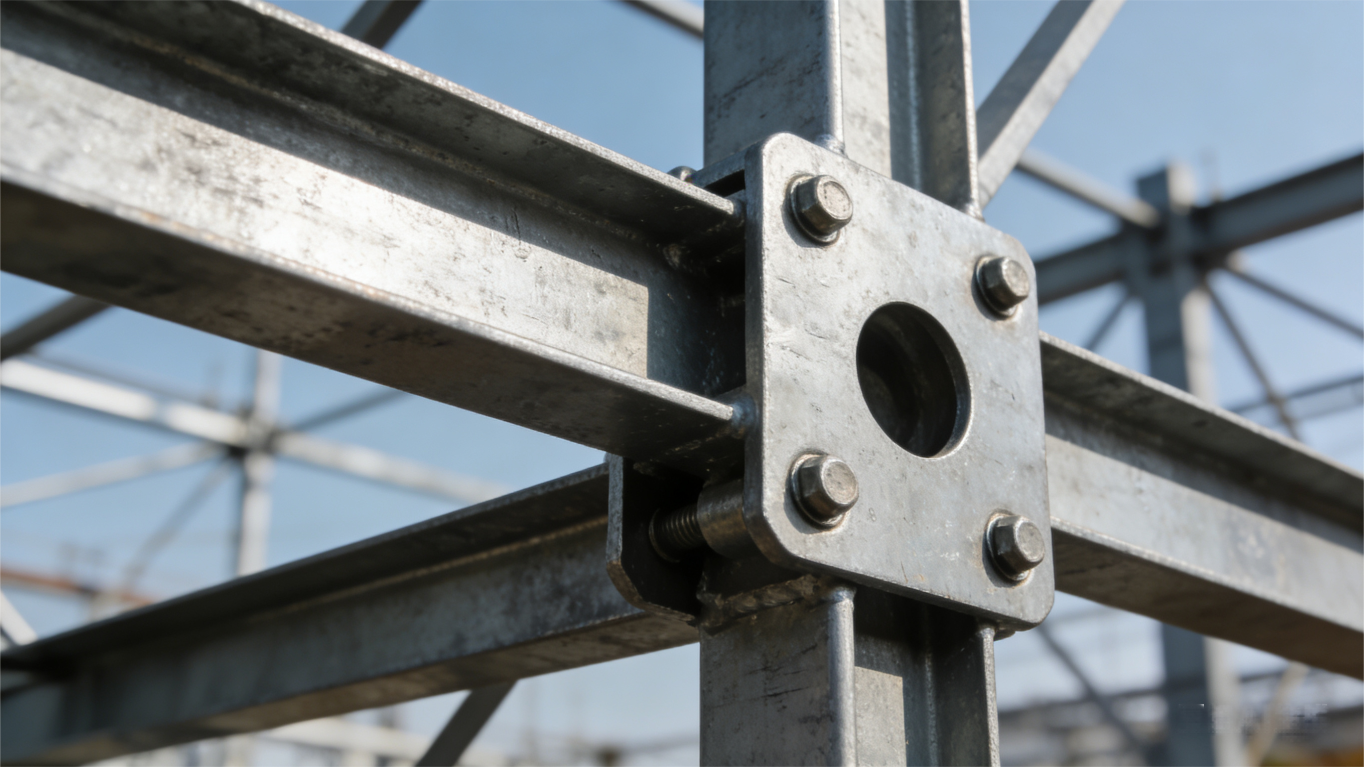 Steel structure connectors